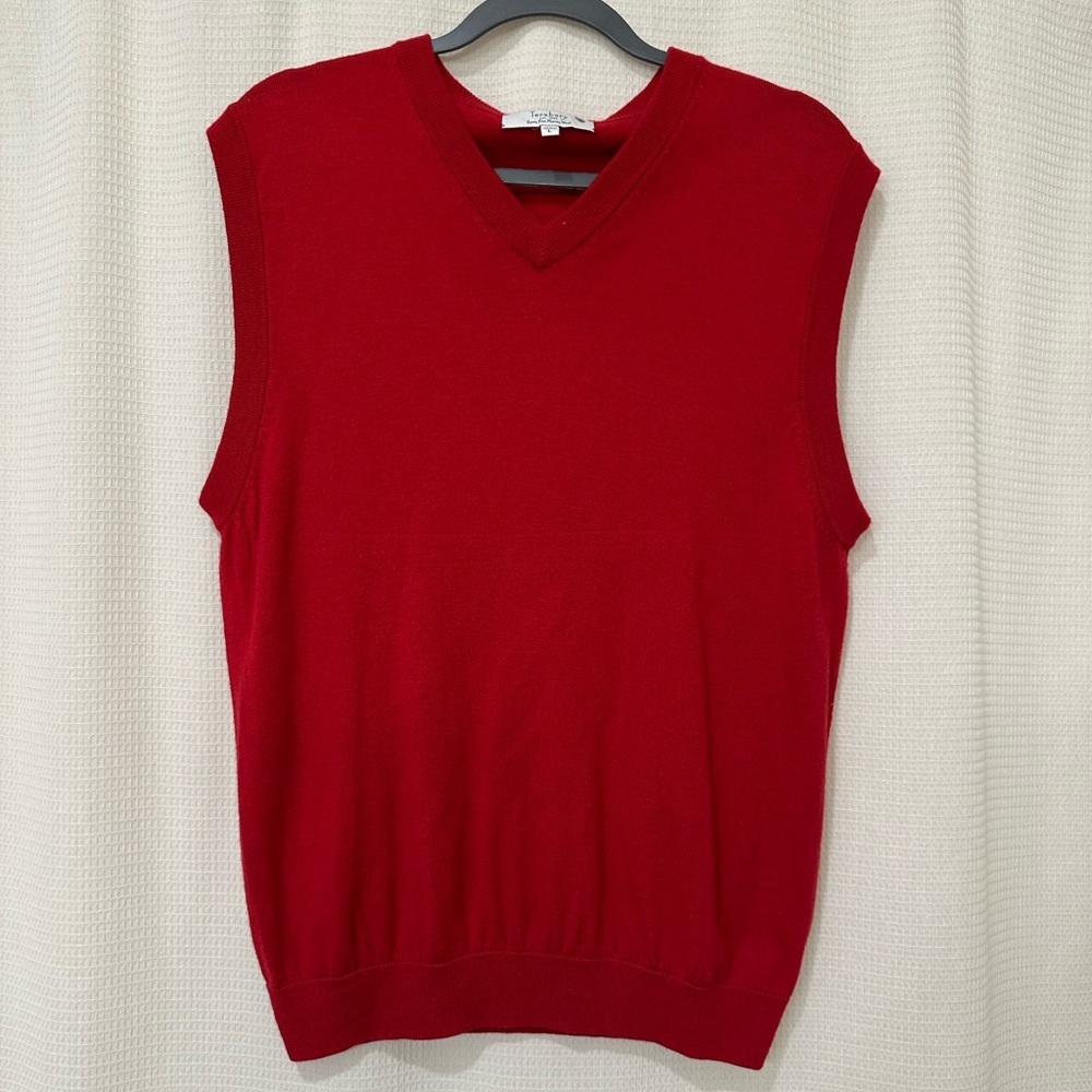 Extra Fine Merino Wool Sweater‎ Vest by Turnbury Size Large